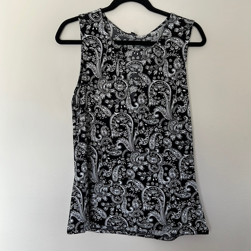 Formal patterned tank top